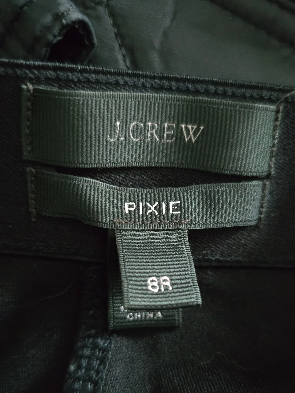 J. Crew Black Pixie Pants Size 8